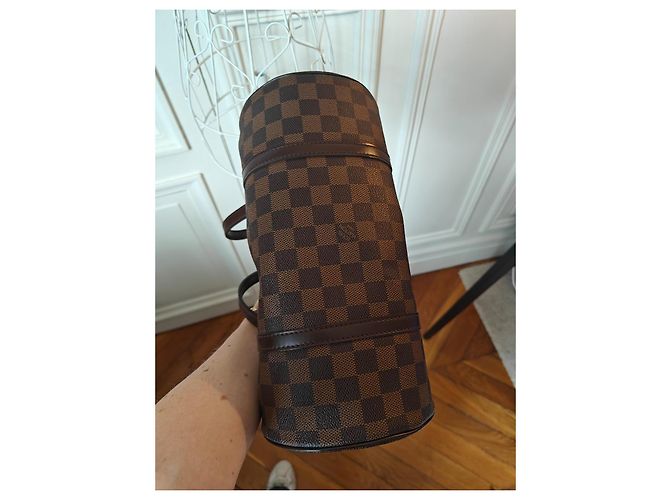 Louis Vuitton Papillon 30 Damier Ebène Tasche Braun Damier ebene - Ansicht 7