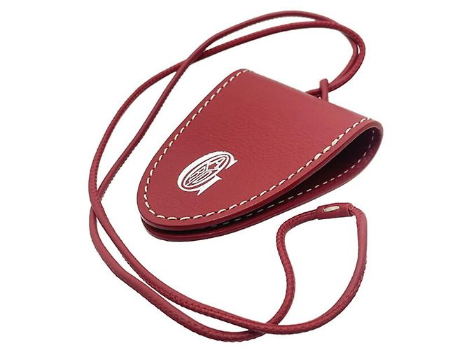 Clip per borsa in pelle rossa Goyard Rosso - vista 3