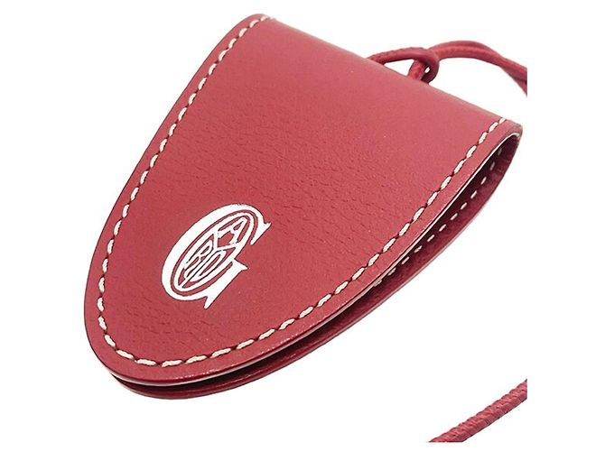 Clip per borsa in pelle rossa Goyard Rosso - vista 4