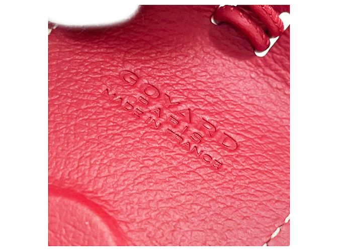 Clip per borsa in pelle rossa Goyard Rosso - vista 6