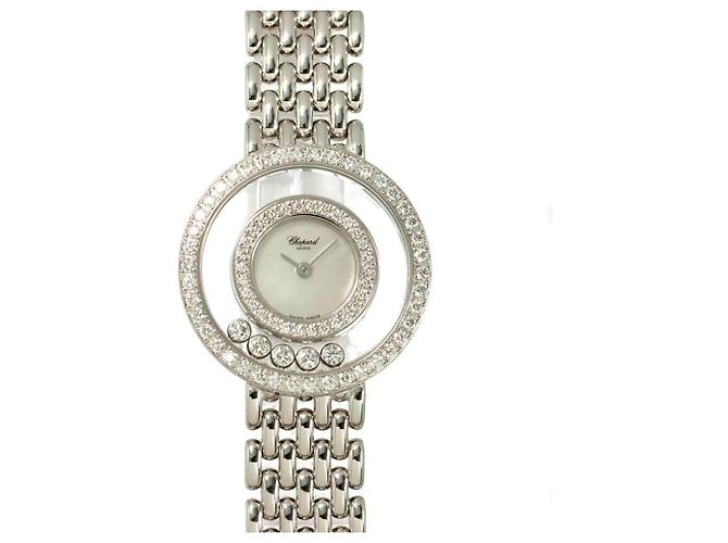 Reloj para mujer Chopard Happy Diamonds con doble bisel de diamantes - vista 2