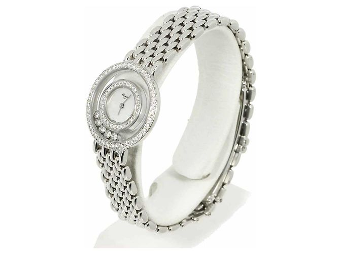 Reloj para mujer Chopard Happy Diamonds con doble bisel de diamantes - vista 4