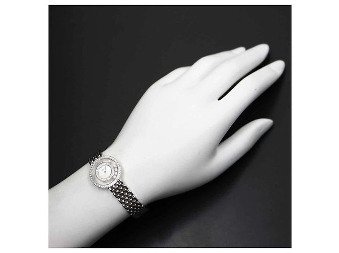 Reloj para mujer Chopard Happy Diamonds con doble bisel de diamantes - vista 5
