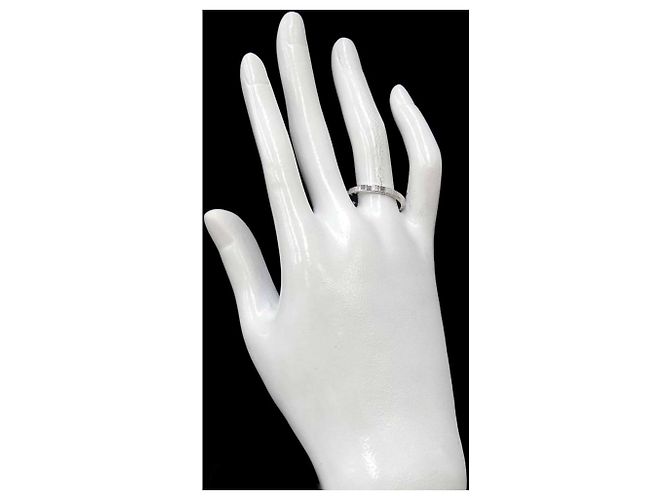 Anel Chopard Ice Cube 1 em ouro branco 18K - vista 7