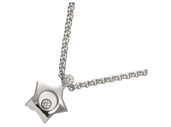 Chopard Happy Diamond Star Halskette in Weißgold - Ansicht 2