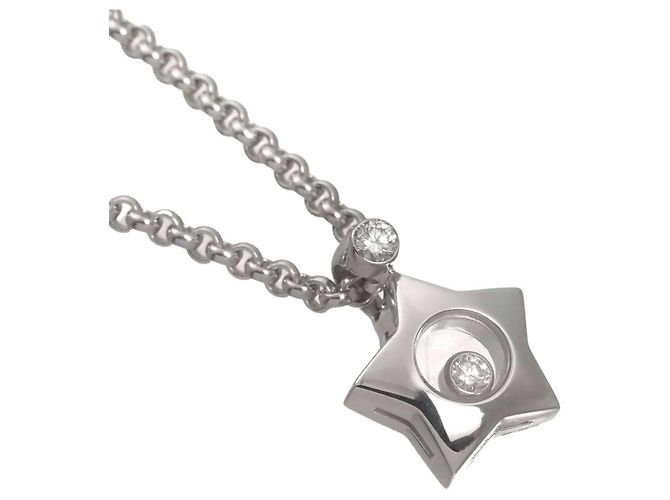Chopard Happy Diamond Star Halskette in Weißgold - Ansicht 4