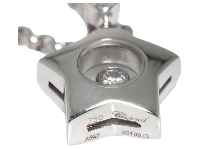 Chopard Happy Diamond Star Halskette in Weißgold - Ansicht 5