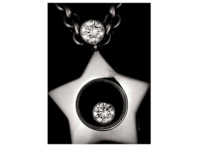Chopard Happy Diamond Star Halskette in Weißgold - Ansicht 8