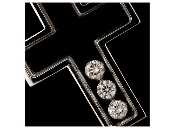 Colar Cruz Chopard Happy Diamonds - vista 8