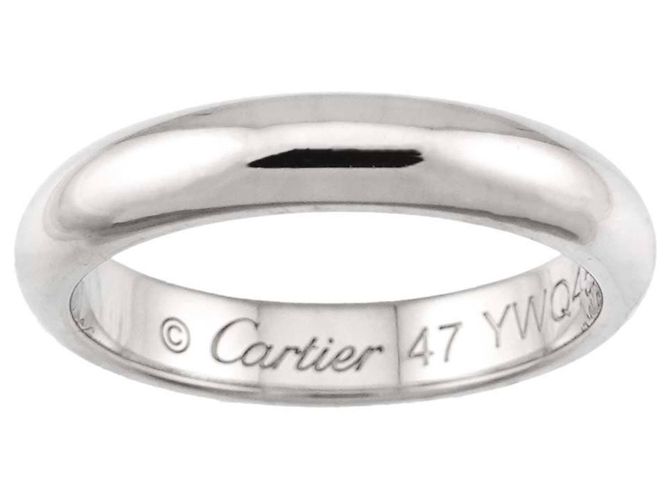 Cartier 1895 Classic Platinbandring - Ansicht 2