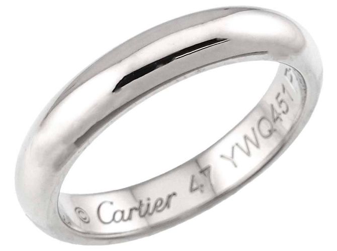Cartier 1895 Classic Platinbandring - Ansicht 5