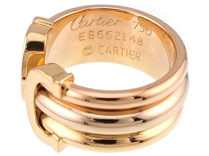 Anello Cartier C2 #48 Tricolore - vista 3