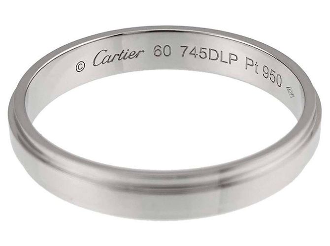 Cartier d'Amour Platinum Band Ring - view 3