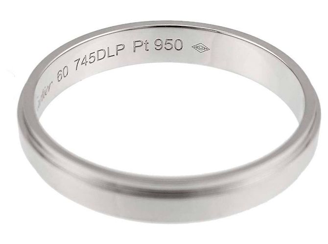 Cartier d'Amour Platinum Band Ring - view 4