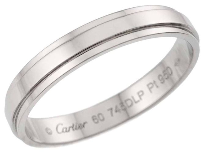 Cartier d'Amour Platinum Band Ring - view 5