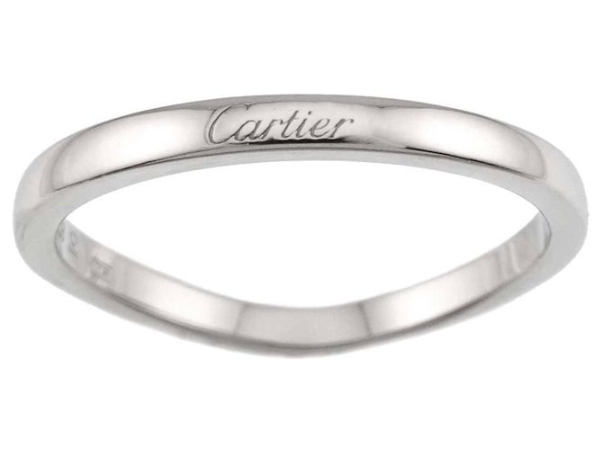 Cartier Ballerina Curve Ring aus Platin - Ansicht 2