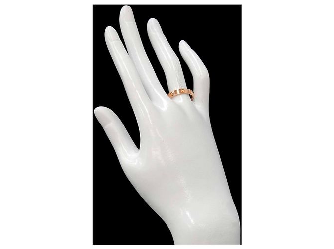 Anello Mini Love Cartier in oro rosa 18K - vista 6