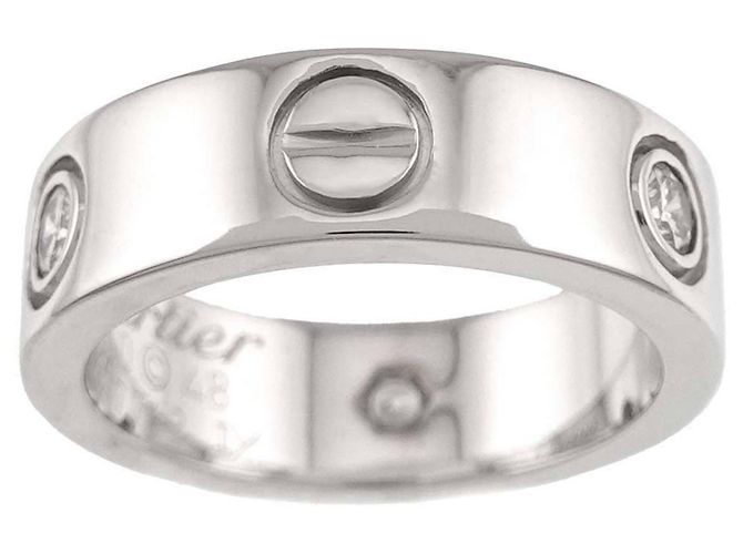 Anello Love Cartier in oro bianco 18K - vista 2
