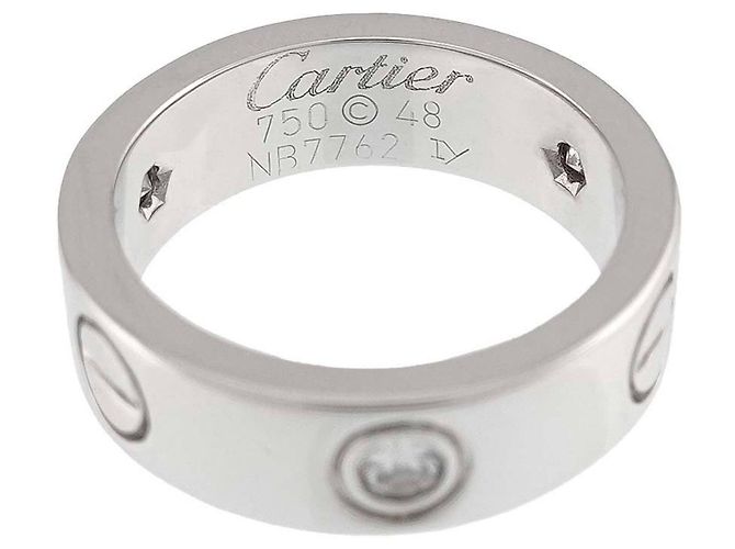 Anello Love Cartier in oro bianco 18K - vista 3