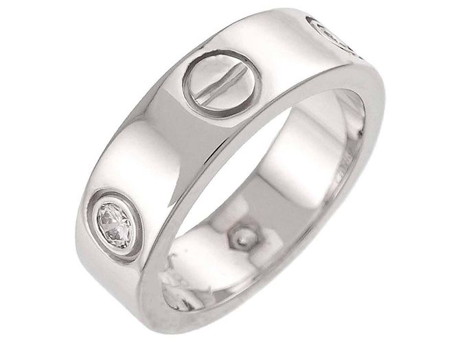 Anello Love Cartier in oro bianco 18K - vista 4