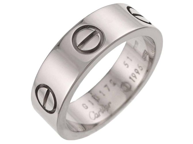 Anello Cartier Love in oro bianco 18K - vista 5