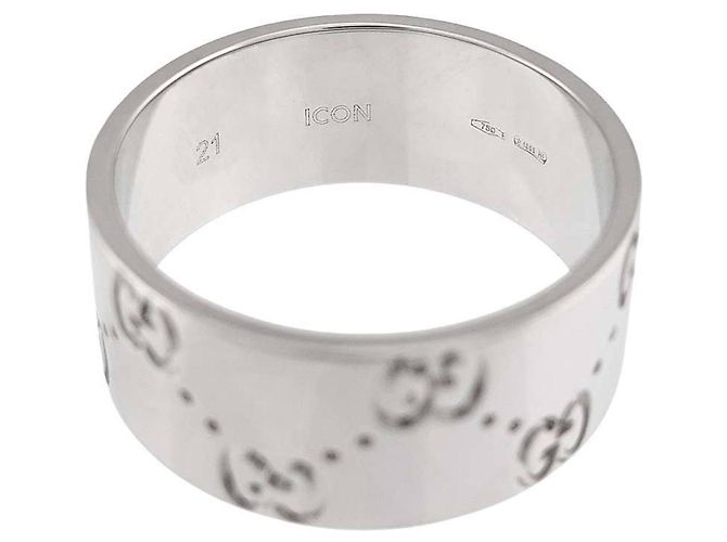 Gucci Icon breiter Ring aus 18K Weißgold - Ansicht 3