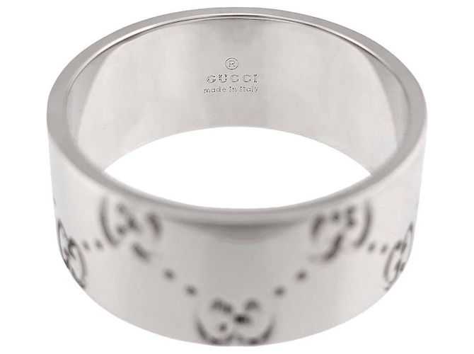 Gucci Icon breiter Ring aus 18K Weißgold - Ansicht 4
