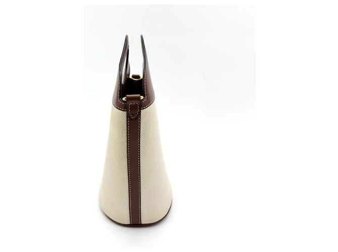 Burberry kleine Canvas-Eimer mit Leder Schwarz - Ansicht 4
