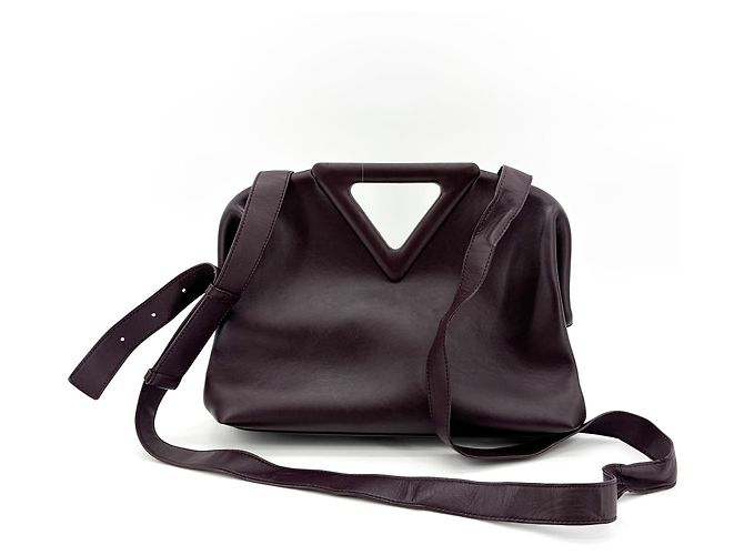 Bottega Veneta Point Leather Medium Roxo - vista 2