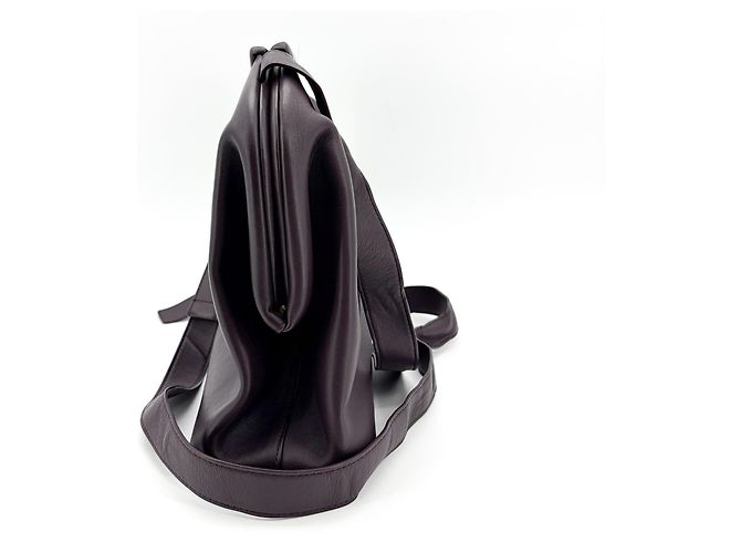 Bottega Veneta Point Leather Medium Roxo - vista 4