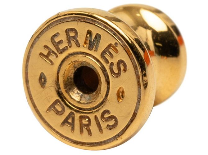 Hermès Hermes Pop H Stud Earrings Pink Golden - view 5