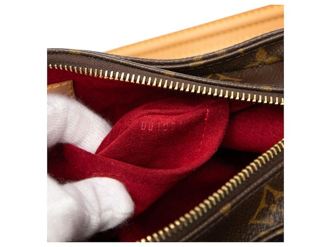 Louis Vuitton Monogram Vivacite MM Schultertasche Braun - Ansicht 6