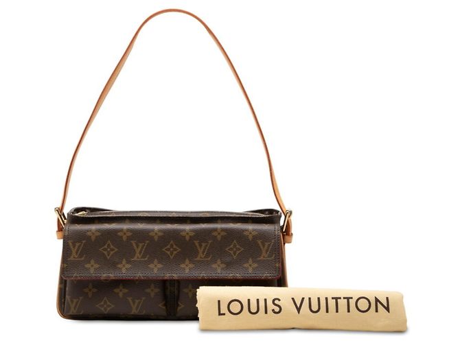 Louis Vuitton Monogram Vivacite MM Schultertasche Braun - Ansicht 7