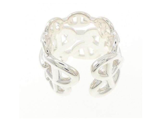 Ring Anello Hermès Chaine d'Ancre Enchainée - vista 3