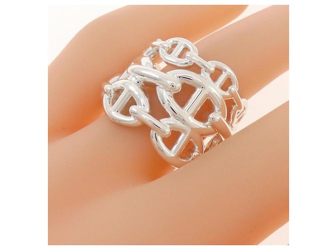 Ring Anello Hermès Chaine d'Ancre Enchainée - vista 5