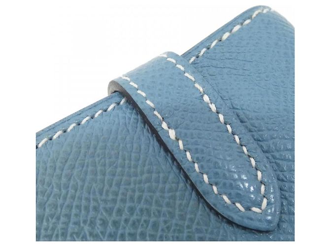 Hermès Cartera bi-fold Hermes Kelly Classic Azul - vista 3