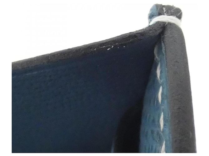 Hermès Cartera bi-fold Hermes Kelly Classic Azul - vista 7