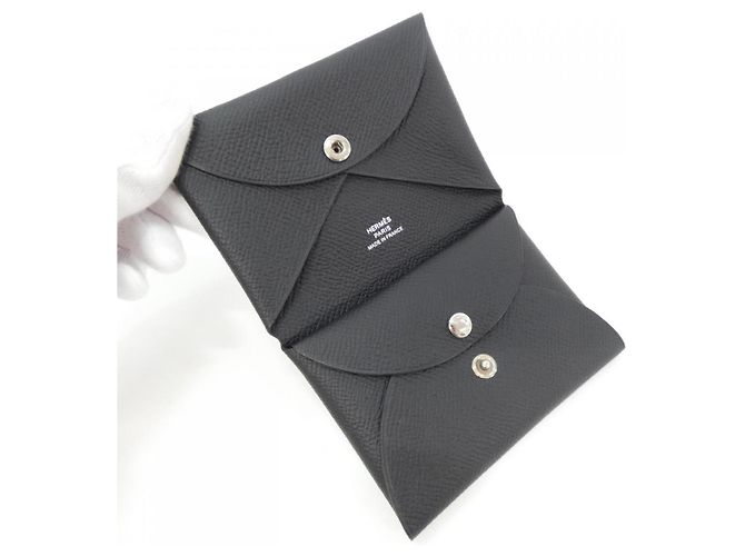 Hermès Monedero Hermes Calvi Duo Negro - vista 3