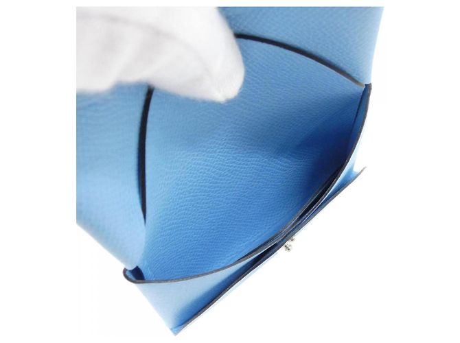 Hermès Monedero Hermes Calvi Duo Azul claro - vista 4