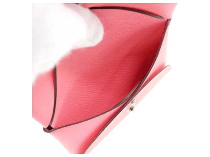 Hermès Hermes Calvi Duo Coin Case Pink - view 4