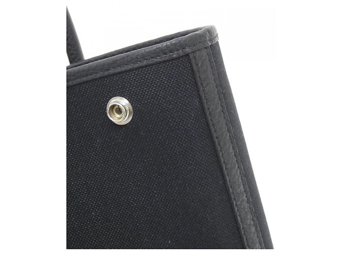 Bolsa Hermès Garden File MM Preto - vista 4
