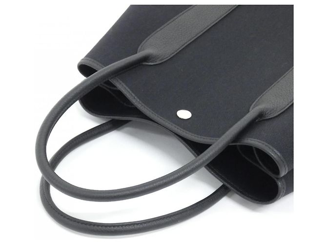 Bolsa Hermès Garden File MM Preto - vista 5