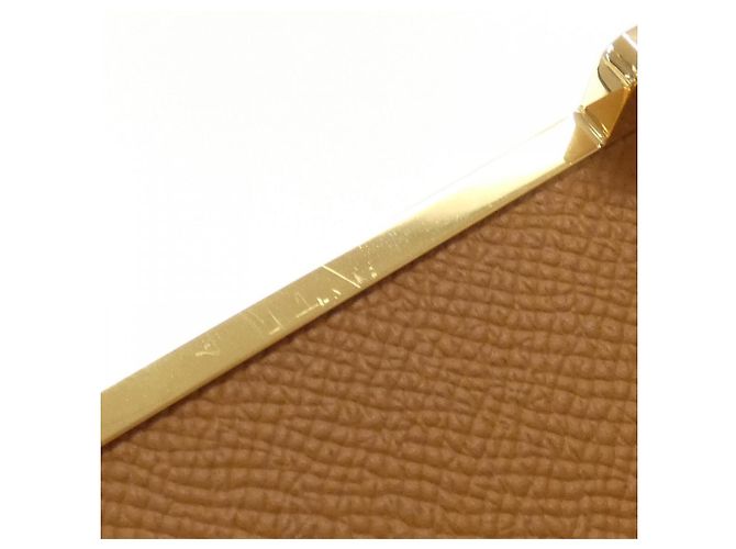 Geta Slim Schultertasche von Hermès Golden - Ansicht 3