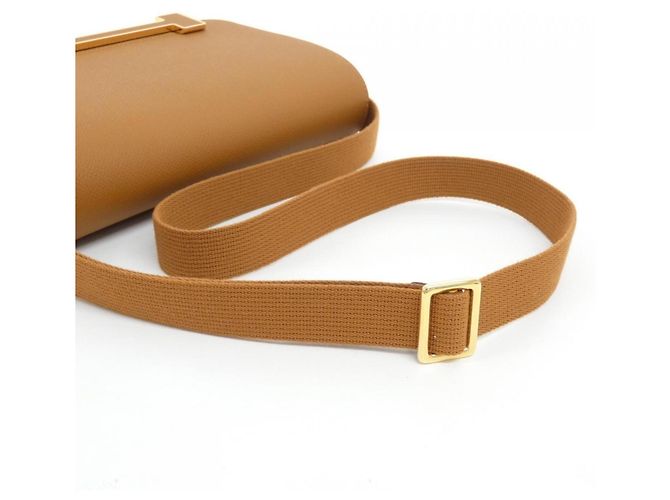 Geta Slim Schultertasche von Hermès Golden - Ansicht 5
