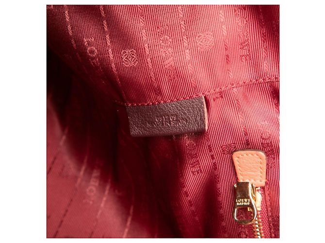 Borsa Tote e a tracolla Loewe Heritage in pelle rossa Rosso - vista 6