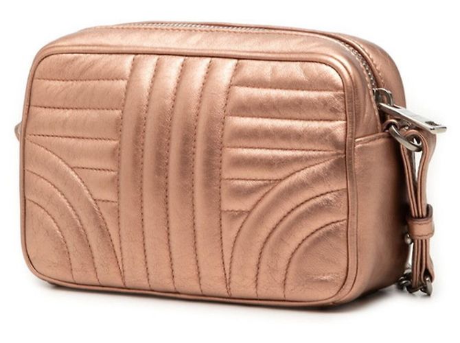Prada Logo Quilted Chain Shoulder Bag Pink - view 2