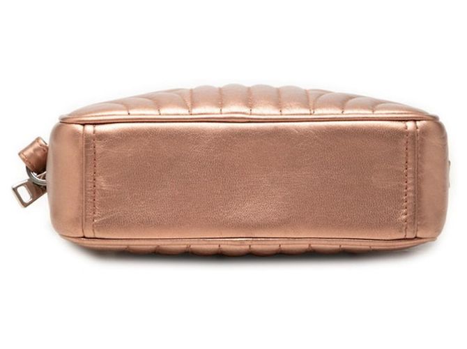 Prada Logo Quilted Chain Shoulder Bag Pink - view 3