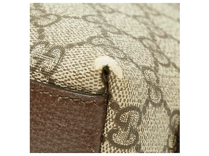 Borsa a tracolla Gucci Ophidia GG Supreme Sherry Line Marrone - vista 4