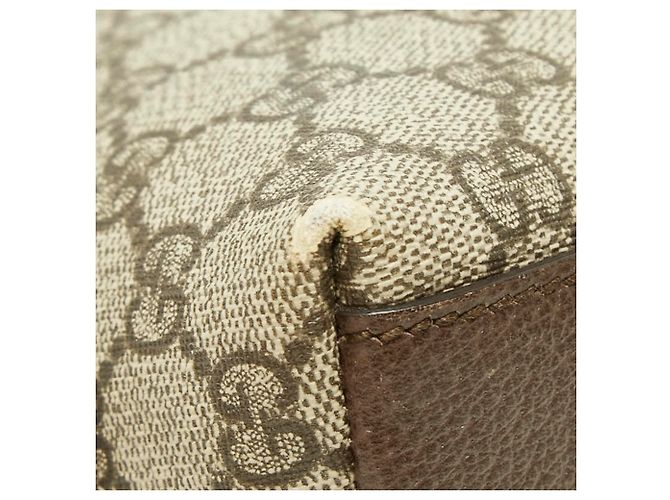 Borsa a tracolla Gucci Ophidia GG Supreme Sherry Line Marrone - vista 5