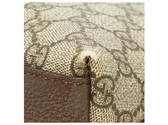 Borsa a tracolla Gucci Ophidia GG Supreme Sherry Line Marrone - vista 6